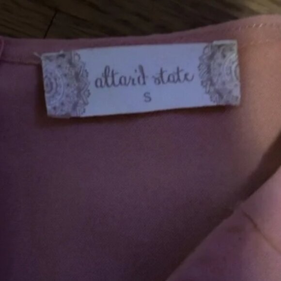 Altar’d State Springvale Mauve Ruffle Maxi Dress Size S🆕⌚📦🏃💨🚚 - Picture 7 of 11